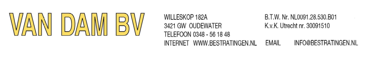 Van Dam BV, handels- en transportbedrijf